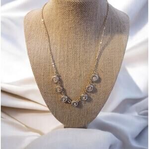 Gold Tone Coin Necklace